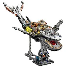 1388PCS Mechanical Whale Building Block Kit with LED for Adults
