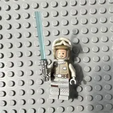 LEGO Star Wars Luke Skywalker Hoth Minifigure with Lightsaber 1pc