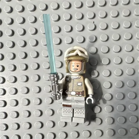 LEGO Star Wars Luke Skywalker Hoth Minifigure with Lightsaber 1pc