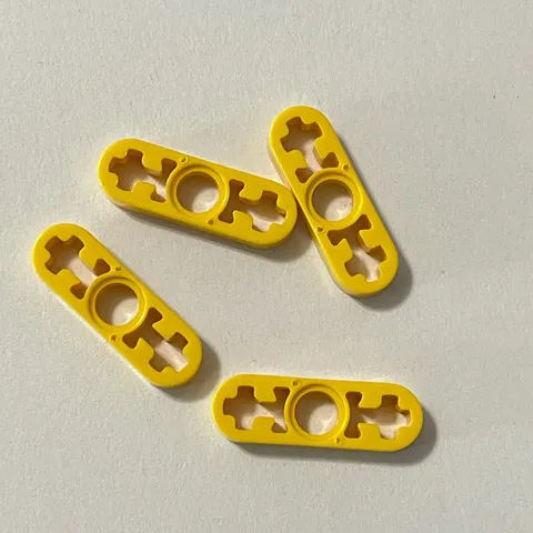 Lego 6632 Yellow Replacement Add-on Parts Pieces Lot of 4