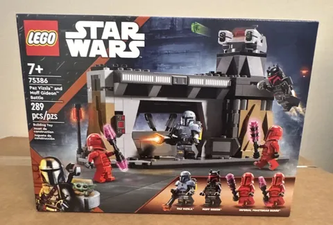 LEGO Paz Vizsla and Moff Gideon Battle 75386 Star Wars 289pcs Age 7+