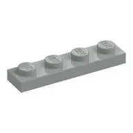 LEGO Part 3710 - Light Gray Plate 1 x 4