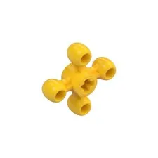 LEGO 30x Yellow Technic, Gear Knob Cog Wheel with Axle Hole inv.625