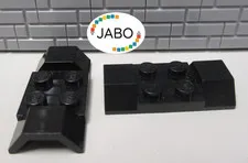 (B8/7) LEGO 2 x 3787 Mudguard 2x4 black 6954 1592 6695 6831 6696