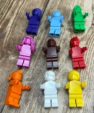 New Lego Everyone Is Awesome Monochrome Minfigure 2021 (Lot of 9)