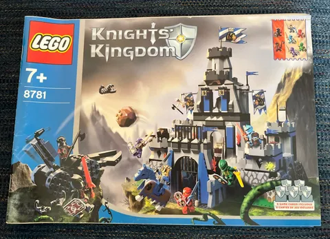 Lego Knights Kingdom Vladek’s Dark Fortress 8877 MANUAL ONLY - No Bricks/parts