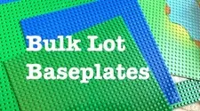 Lego Baseplate Variety  - Bulk Lot - 32x32 Studs - 10x10 In.(non Lego) - 40 PCs.