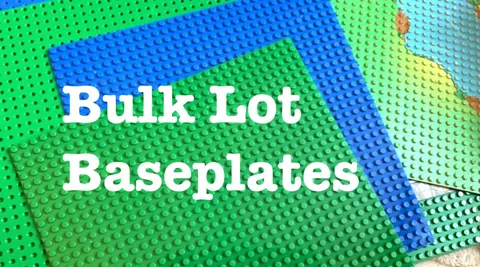 Lego Baseplate Variety  - Bulk Lot - 32x32 Studs - 10x10 In.(non Lego) - 40 PCs.