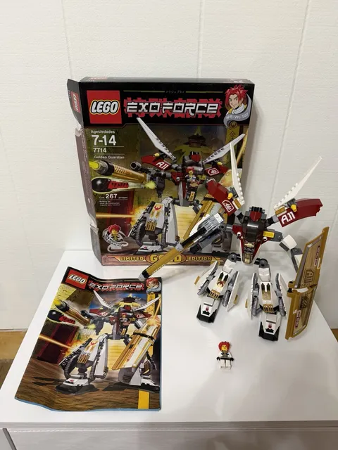 LEGO Exo-Force: Golden Guardian (7714) 100% Complete W/ Instructions & Box