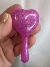 Barbie Doll Pink Heart Shaped Hair Brush