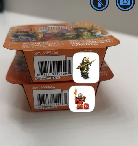 LEGO Series 29 Bionicle Cosplayer Toa Tahu and Mysterious Ronin (Lloyd) Set Of 2