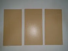 3x Lego Baseplate Base Plate 16x32 3857 Tan/Beige Legorado