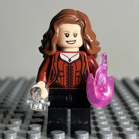 LEGO The Scarlet Witch Wanda Maximoff Minifigure sh0732 Marvel Super Heroes 3E