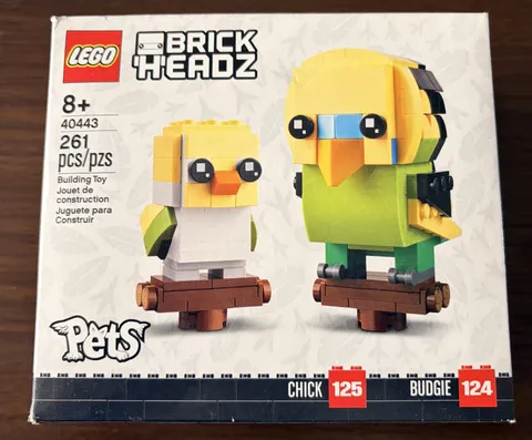 LEGO 40443  BrickHeadz Pets: Budgie & Chick/NEW/ Sealed 