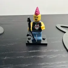 Lego Collectible Minifigure Series 4 (8804) Punk Rocker Complete 