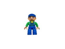 Lego® Duplo TRAIN Conductor Railwayman GREEN