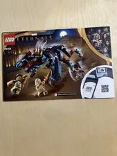 LEGO® Marvel Eternals 76154 Deviant Ambush! Instruction Manual Only!