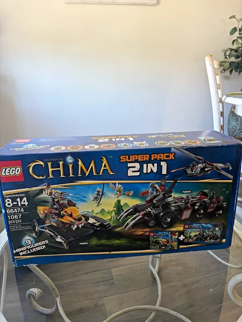 LEGO Legends of Chima Super Pack 2 in 1 66474 1067 pcs 9 Minifigures