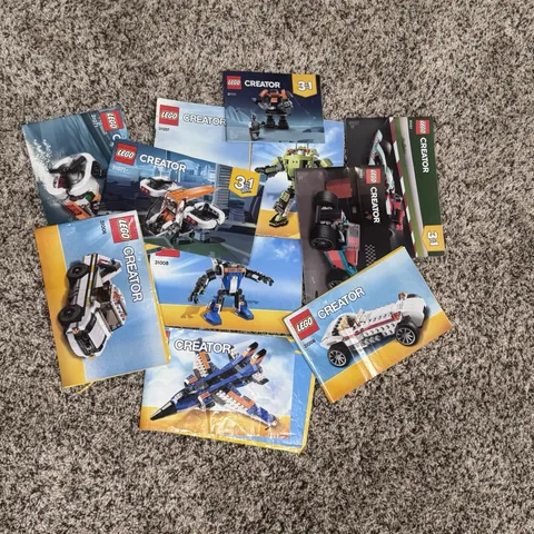BULK 1 Lb LEGO Creator 3in1 INSTRUCTIONS ONLY