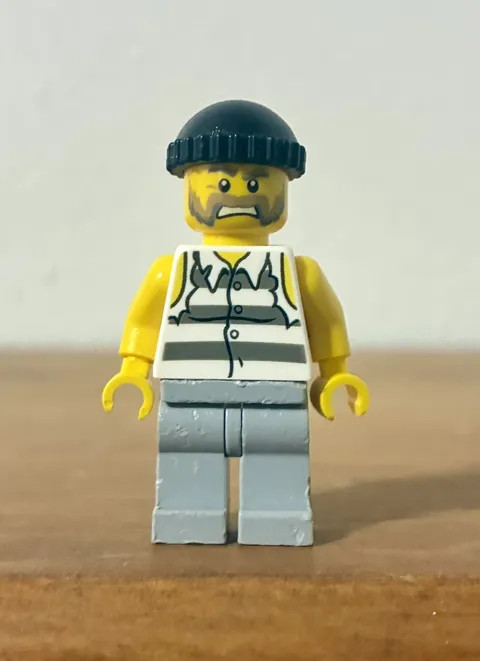 LEGO Jail Prisoner cty0481 Minifigure 60049 & 60047 