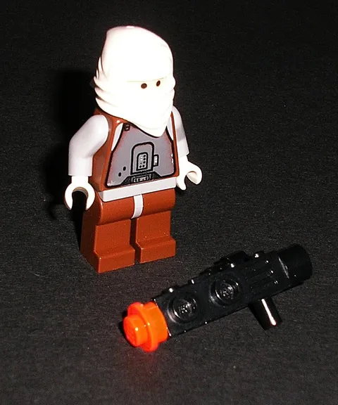 2006 Lego Star Wars DENGAR Bounty Hunter Minifigure from 6209 Slave 1 *Minty*