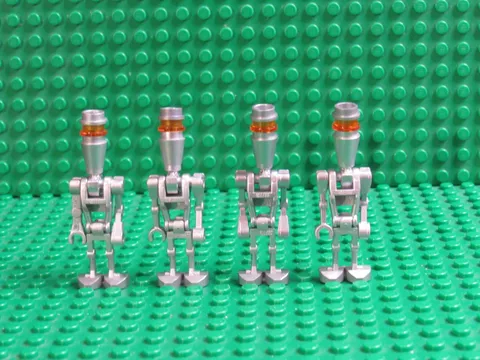 Lot of LEGO Star Wars Silver Assassin Droid Minifigures 8015 sw0229 Clone SAD1
