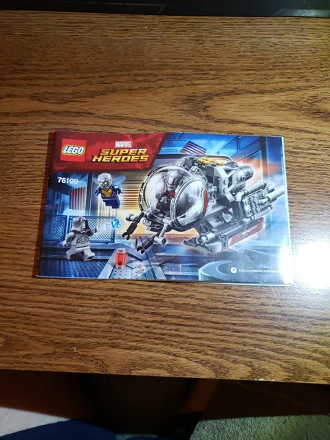 Lego Super Heroes 76109 Quantum Realm Explorers Instruction Manual No Bricks