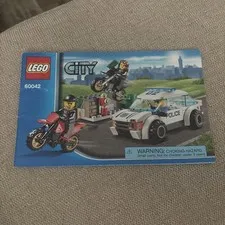 Lego 60042 Instructional Manual Only