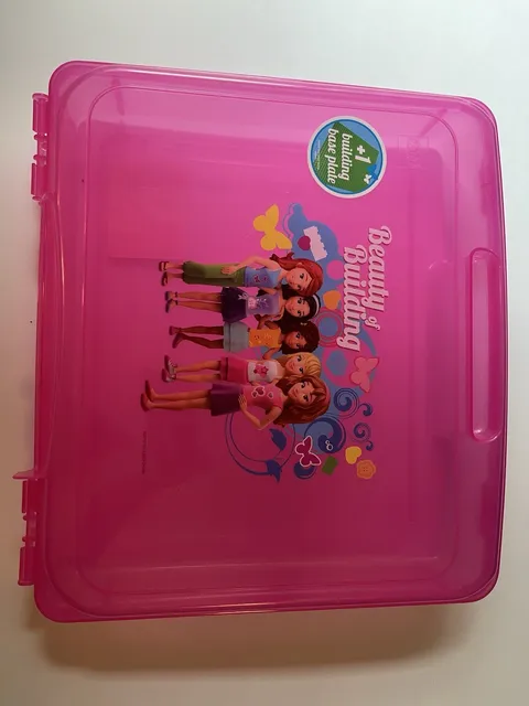 LEGO Storage Case LEGO FRIENDS Beauty of Building Large Pink Clean Lightly Used