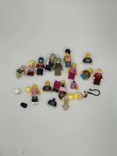 Lego Mini Figure Lot Eight Mini Figures Plus Parts Minecraft Christmas Sweaters