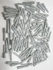 LEGO Bulk Lot of 100 Technic Pin 1/2 With 2L Bar Extension Flick Missile 61184