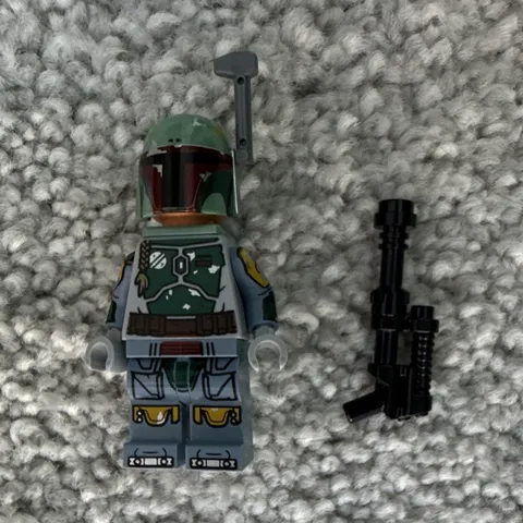 LEGO Star Wars Set 75396 Boba Fett Minifigure w/ Helmet & Blaster