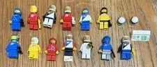 Vintage Lego Space Man Lot Of 15 Astronaut Space Minifigures