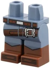 Lego New 71050 Spider Web-Slinger Minifig LEGS Sand Blue Reddish Brown Boot sp11