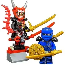 EVIL JAY NINJAGO LEGO + Mr. E ONI MASK  (p)