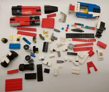 Mixed Lot LEGO Pieces – Assorted Bricks, Parts & Mini Builds – Police Parts