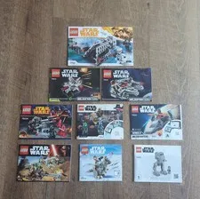 Star Wars Lego Instruction Manual Lot of 9 - 75298,75133,75207,75030,750727 more