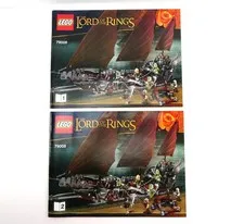 Lego LORD of the RINGS: PIRATE SHIP AMBUSH Instruction Manuals 1&2 for Set 79008