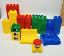 Vintage 1992 LEGO Duplo Preschool Building Set 2374 incomplete replacement parts