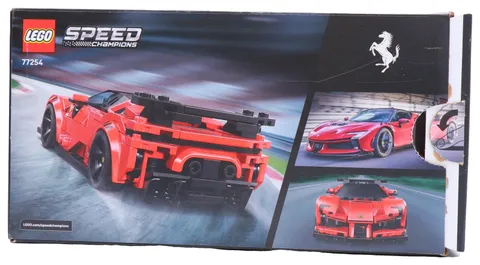 LEGO Speed Champions Ferrari SF90 XX Stradale Sports Car Building Toy for Kids -