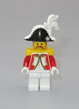 LEGO Pirates Imperial Guard Admiral 3 plume minifigure 6277 6271 Flagship
