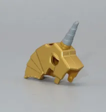 LEGO Horse Battle Armor Helmet Unicorn Pearl gold minifigure 7188 7946