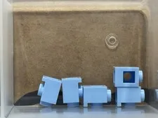 LEGO Parts - Bright Light Blue Brick 1 x 1 with Headlight - No 4070 - QTY 5