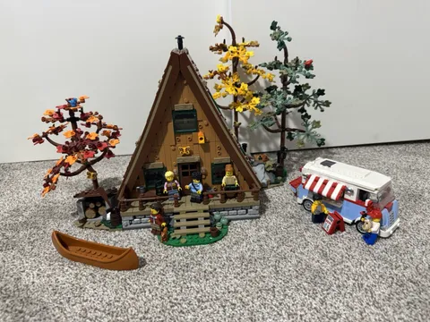 LEGO Ideas: A-Frame Cabin (21338), And retro Food Truck 40681