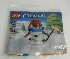 LEGO Creator 30645 Snowman New Sealed Polybag 78 Pieces Building Toy