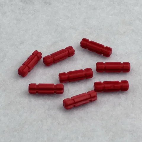 LEGO 32062 Red Technic, Axle 2L Notched (x8)