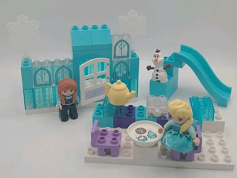 Lego Duplo Disney Frozen Figure Pieces Princess Anna Elsa Olaf Teapot Slide 