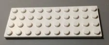 #4738# NEW Genuine Lego 3030 Plate 4 X 10 White  ,  read description combin ship