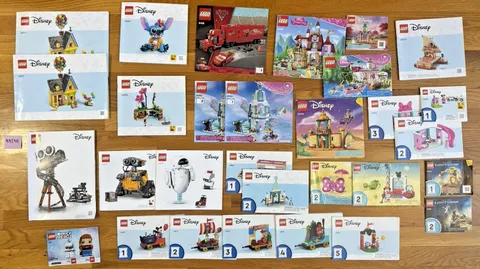 LEGO Disney Princess Frozen Lot Manuals Up House Stitch WALL-E NO PARTS