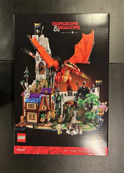 LEGO 21348 Ideas Dungeons & Dragons Red Dragon's Tale Set BRAND NEW SEALED RARE